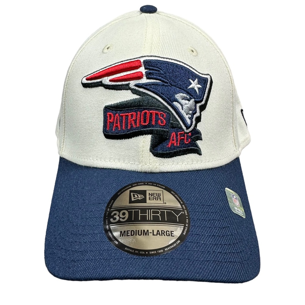 New England Patriots New Era 39Thirty 2022 Sideline Stretch Fit Hat Cap Med/Lg